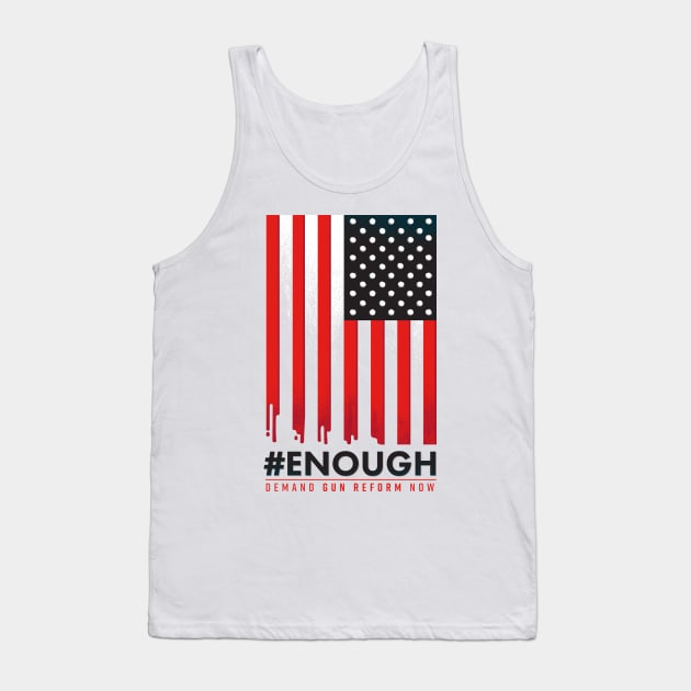 #ENOUGH Tank Top by Lucie Rice Illustration and Design, LLC